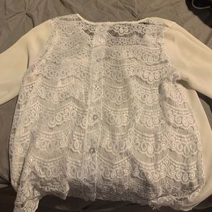 White Lace Blouse